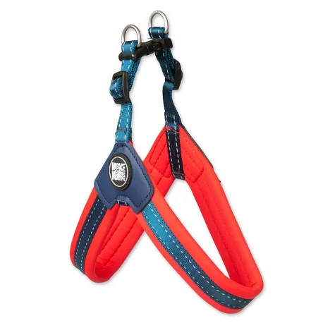 Postroj pro psy Q-Fit Lime Red, červený