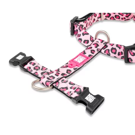 Postroj pro psy Max&Molly Leopard Pink