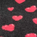 DryBed PREMIUM tm.šedá se srdíčky