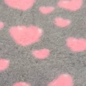 DryBed PREMIUM sv.šedá se srdíčky