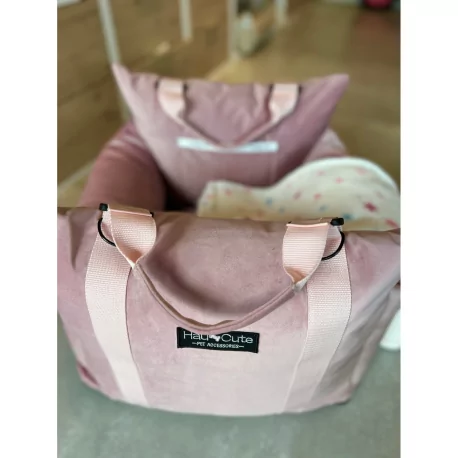 Pelíšek do auta pro psy COMFY 3in1 Baby Pink