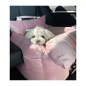 Pelíšek do auta pro psy COMFY 3in1 Baby Pink