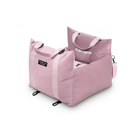 Pelíšek do auta pro psy COMFY 3in1 Baby Pink