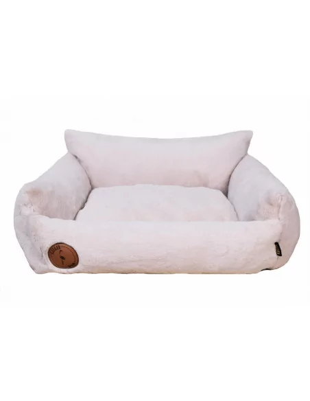 Pelíšek pro psy Lauren design FLUFFY sv.růžový