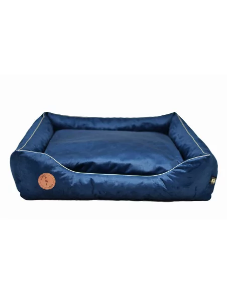 Pelech pro psy Lauren design CEZAR VELVET modrý