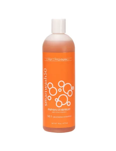 Hloubkově čistící šampon pro psy CHRIS CHRISTENSEN SMART WASH Papaya 473ml