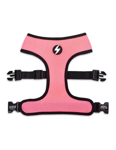 Postroj oboustranný pro psy DASHI Pink & Black