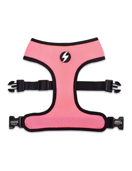 Postroj oboustranný pro psy DASHI Pink & Black