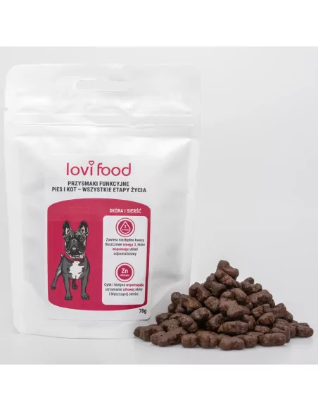 Pamlsek pro krásnou srst a kůži LoviFood 70g