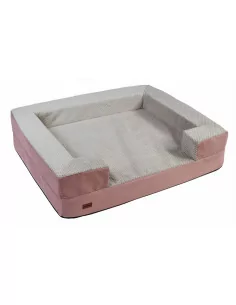 Ortopedický pelech REX růžový 2