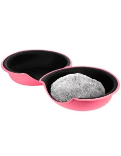 Pelíšek pro psy a kočky CIAMBELLA PINK 44x44x25cm 2