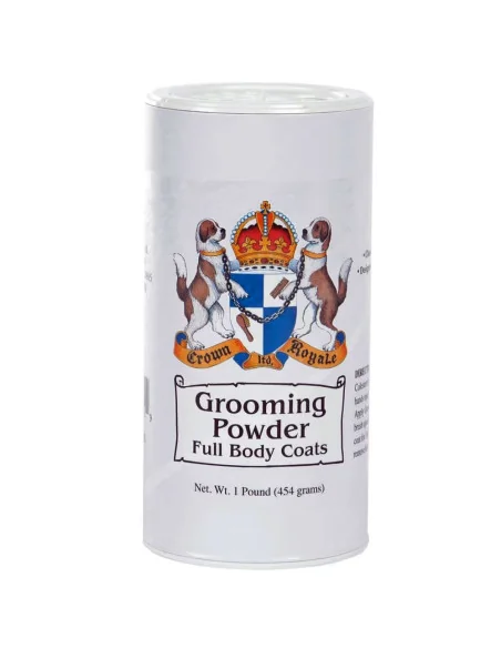 Pudr pro hustou srst s podsadou Crown Royale Grooming Powder
