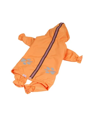 Kombinéza šusťáková pro psy REFLEX XS oranžová