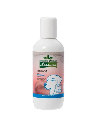 přípravek k čištění tlamy, tlapek a intimních s růžovou vodou BALDECCHI Lotion Dew 250ml