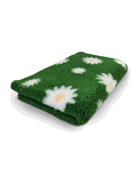 DryBed PREMIUM zelená/sedmikrásky