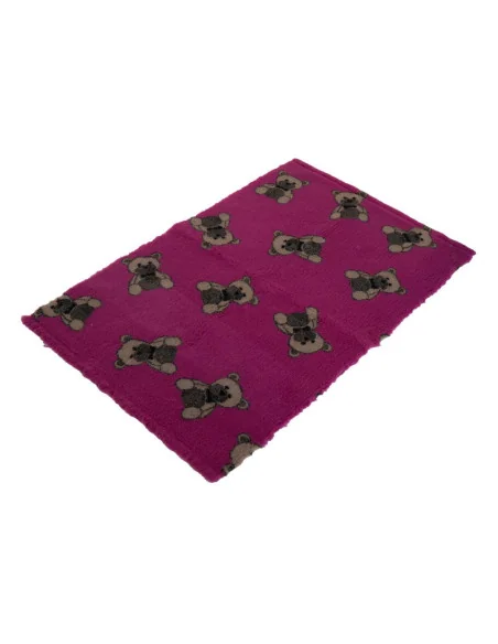 DryBed PREMIUM fuchsiová/medvěd