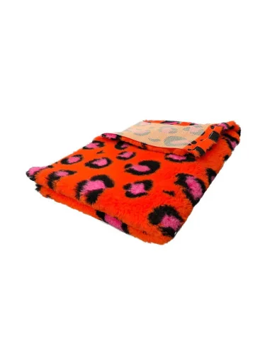 DryBed PREMIUM oranžová/leopard