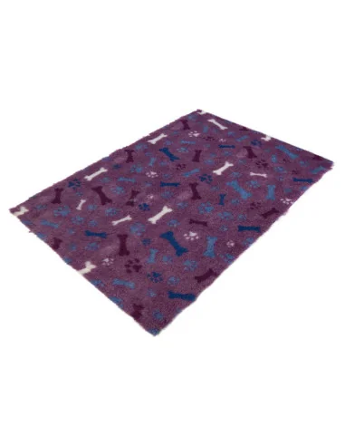 DryBed PREMIUM fialová/tlapka-kost