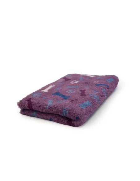 DryBed PREMIUM fialová/tlapka-kost