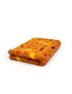 DryBed PREMIUM oranžová/tlapka-kost