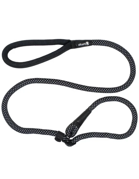 Vodítko s obojkem ALCOTT Slip Rope Leash černé