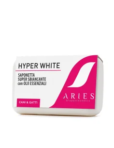 Mýdlo pro odstraňování zbarvení světlé srsti ARIES Hyper Whitening 75g