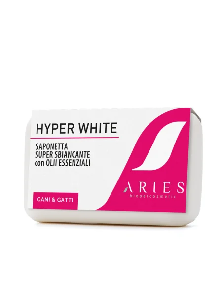 Mýdlo pro odstraňování zbarvení světlé srsti ARIES Hyper Whitening 75g