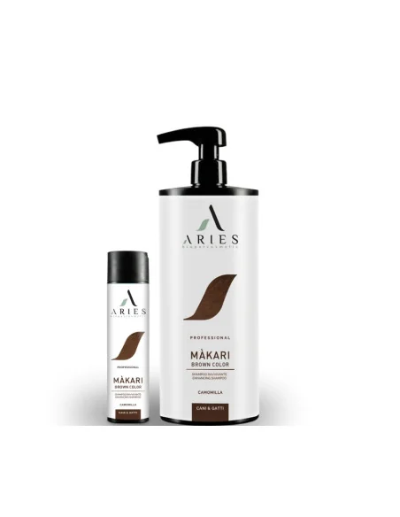 Šampon pro hnědou srst ARIES Makari Brown Color
