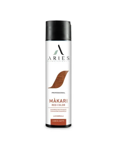 Šampon pro zvýraznění červené barvy srsti ARIES Makari Red Color