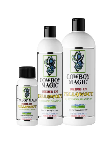 Šampon eliminující žloutnutí srsti COWBOY MAGIC Shine In Yellowout Whitening