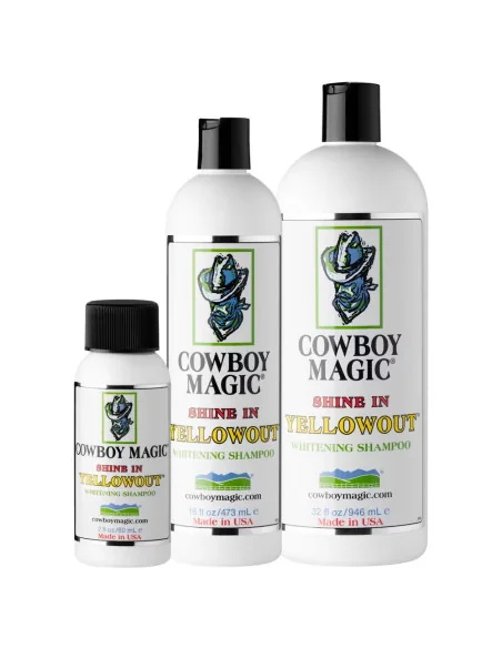 Šampon eliminující žloutnutí srsti COWBOY MAGIC Shine In Yellowout Whitening