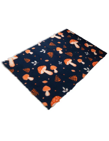 DryBed PREMIUM modrá/houby