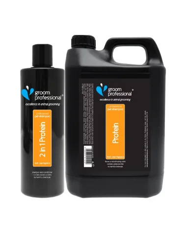 Proteinový šampon s kondicionérem na srst Groom Professional 2v1 Protein