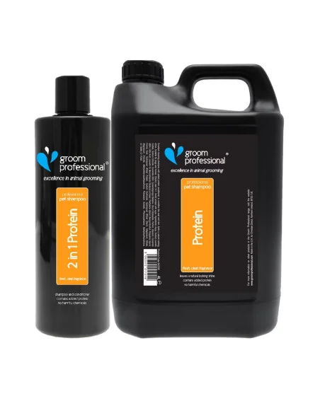 Proteinový šampon s kondicionérem na srst Groom Professional 2v1 Protein