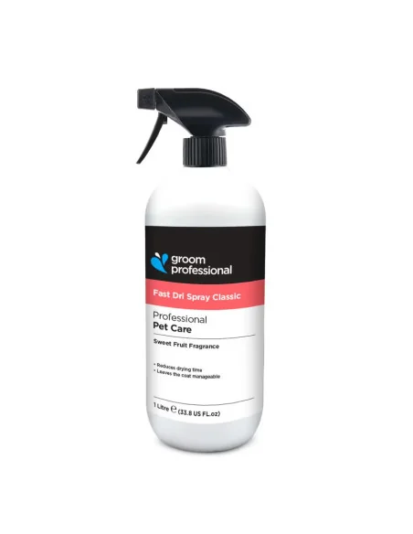 Přípravek zkracující dobu schnutí srsti Groom Professional Fast Dri Spray