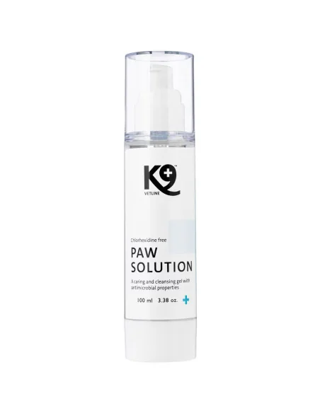 Zklidňující přípravek tlapky, nos a kožní záhyby K9 Vet Paw Solution 100ml