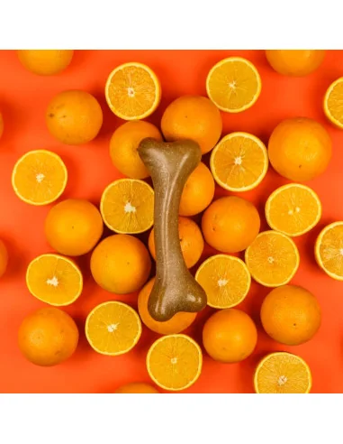 Žvýkací hračka pro psy DASHI Fruity Bone Orange