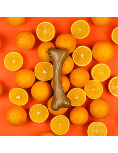Žvýkací hračka pro psy DASHI Fruity Bone Orange