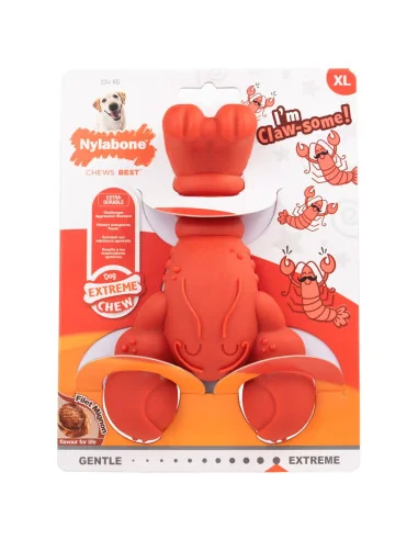 Dentální hračka humr NYLABONE hovězí vůní