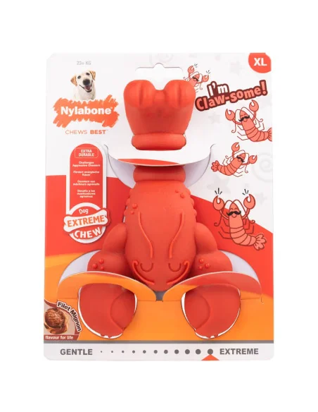 Dentální hračka humr NYLABONE hovězí vůní