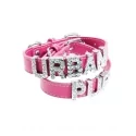 Obojek pro psy URBAN PUP Personalised tm.růžový