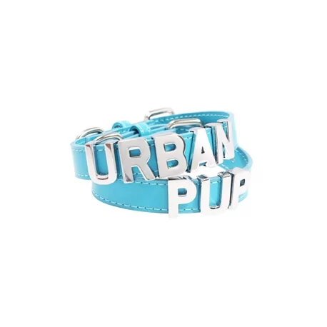 Obojek pro psy URBAN PUP Personalised modrý