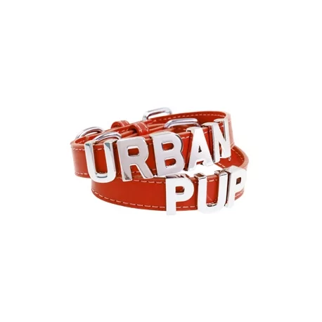 Obojek pro psy URBAN PUP Personalised červený