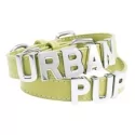 Obojek pro psy URBAN PUP Personalised limetkový