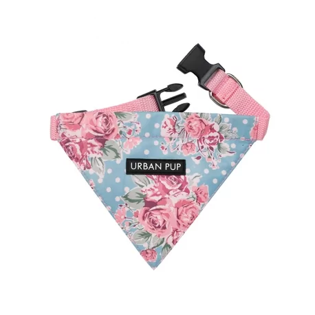 Obojek se šátkem pro psy URBAN PUP VINTAGE ROSE FLORAL