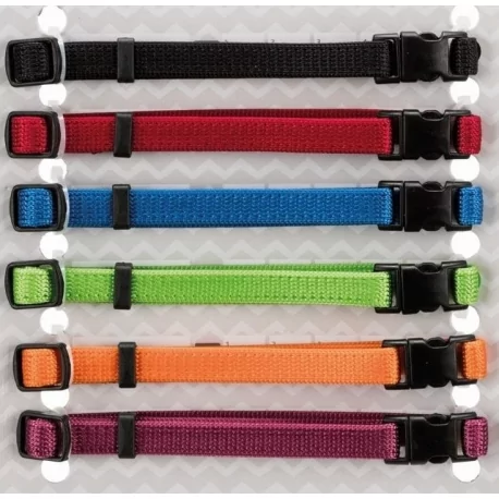 Rozeznávací obojky pro štěňata NYLON JUNIOR 17-25cm/10mm (6ks)