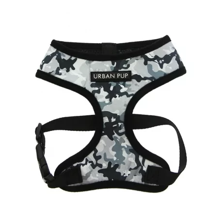 Postroj pro psy URBAN PUP CAMOUFLAGE GREY