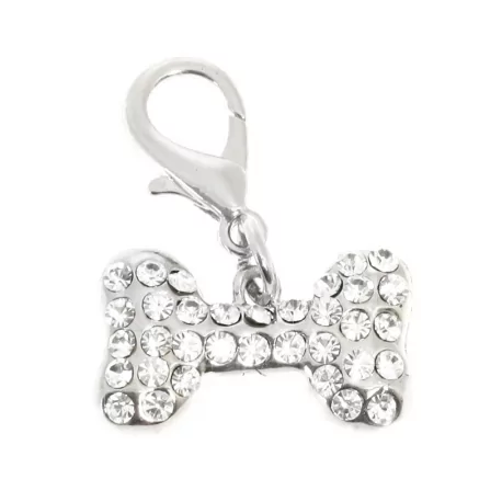 Přívěsek na obojek Swarovski BONE CHARM silver