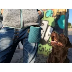 Pamlskovník pro psy LAUREN SOFT šedý 2