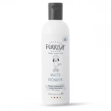 Šampon pro psy s bílou a světlou srstí FURRISH WHITE WONDER 300ml